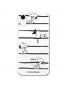 Husa oficială Peanuts Snoopy Snoopy Snoopy Stripe iPhone XR - Snoopy