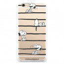 Official Peanuts Snoopy Snoopy Snoopy Stripe iPhone 6 Case - Snoopy