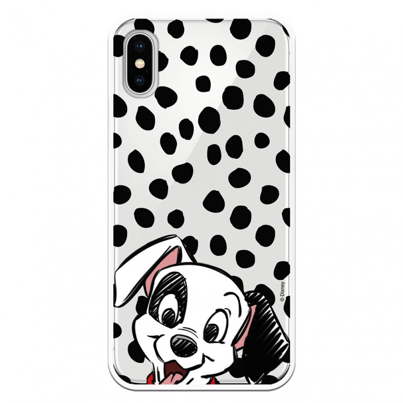 Carcasa oficială Disney Puppy Stain pentru iPhone X - 101 Dalmațieni