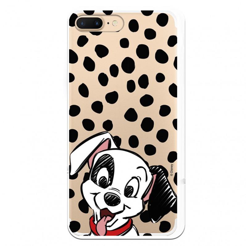 Husă oficială Disney Puppy Stains pentru iPhone 7 Plus - 101 Dalmatians