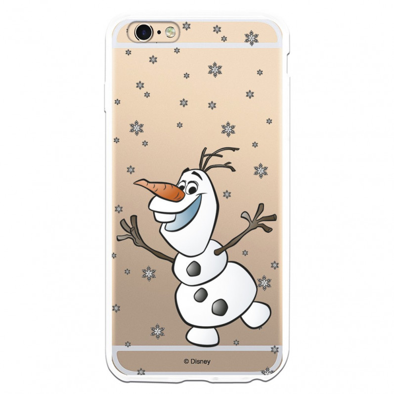 Husă transparentă oficială Disney Olaf pentru iPhone 6 Plus - Frozen