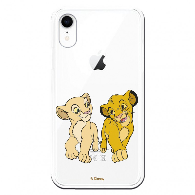 Husă oficială Disney Simba și Nala pentru iPhone XR - The Lion King