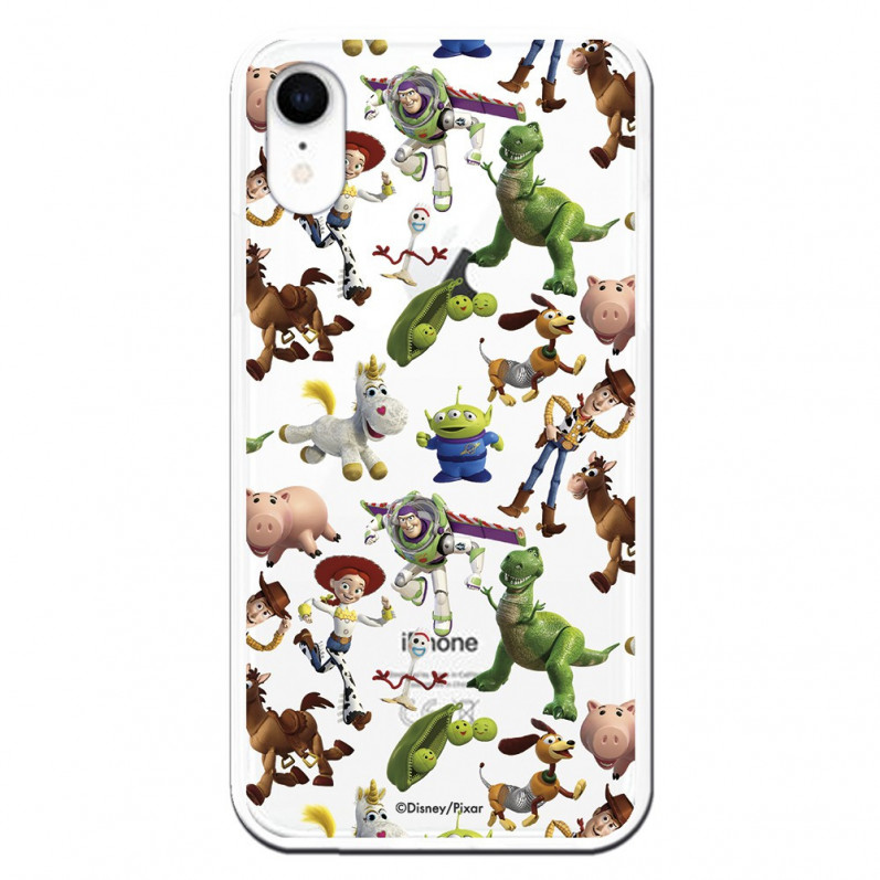 Carcasa oficială Disney Toy Story Silhouettes Clear Case - Toy Story pentru iPhone XR