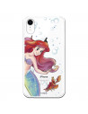 Husă transparentă oficială Disney Little Mermaid și Sebastian pentru iPhone XR - The Little Mermaid