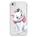 Carcasa oficială Disney Marie Silhouette Transparent Case pentru iPhone 4 - The Aristocats