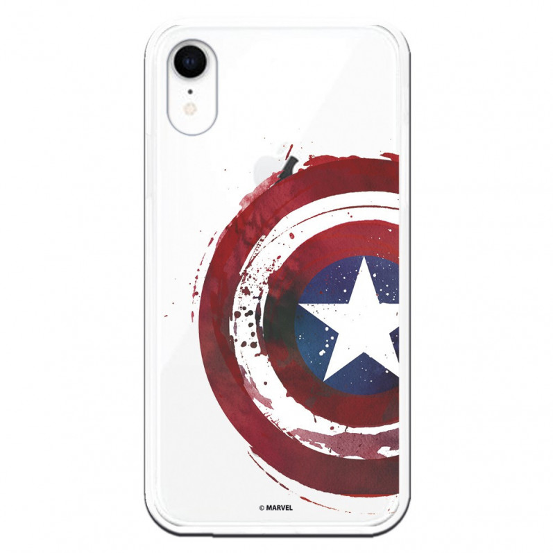 Carcasa oficială Captain America Shield pentru iPhone XR