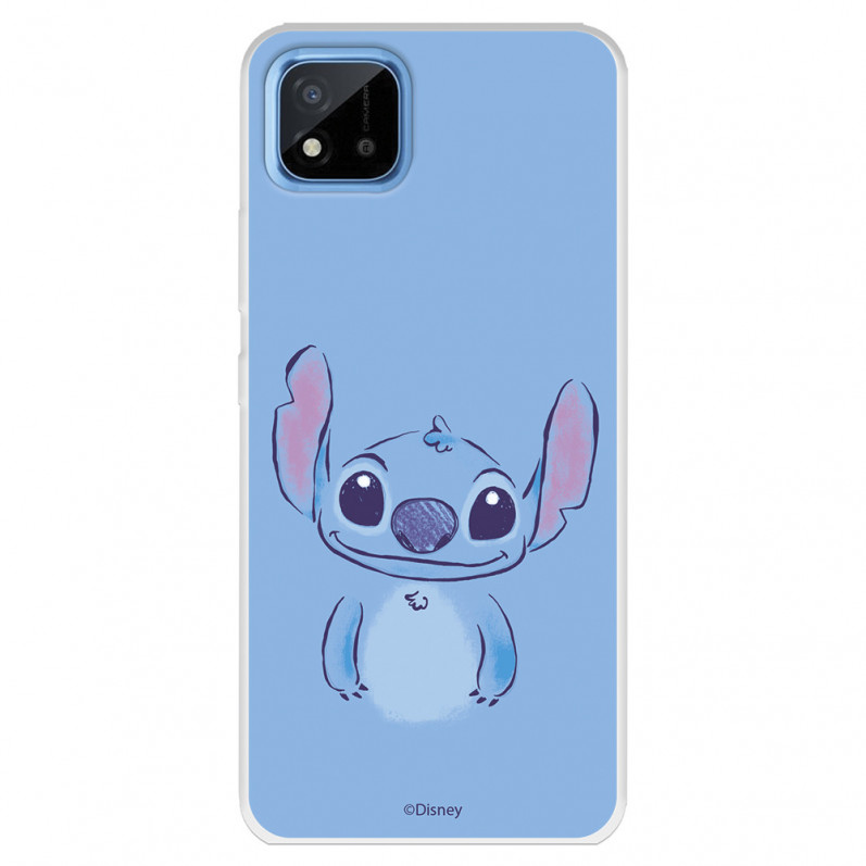 Funda para Realme 8i Oficial de Disney Stitch Azul - Lilo & Stitch