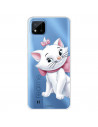 Funda para Realme 8i Oficial de Disney Marie Silueta - Los Aristogatos