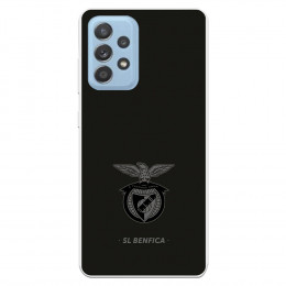 Funda para Samsung Galaxy A52 4G del Escudo Fondo Negro  - Licencia Oficial Benfica