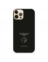 Funda para iPhone 12 del Escudo Fondo Negro  - Licencia Oficial Benfica