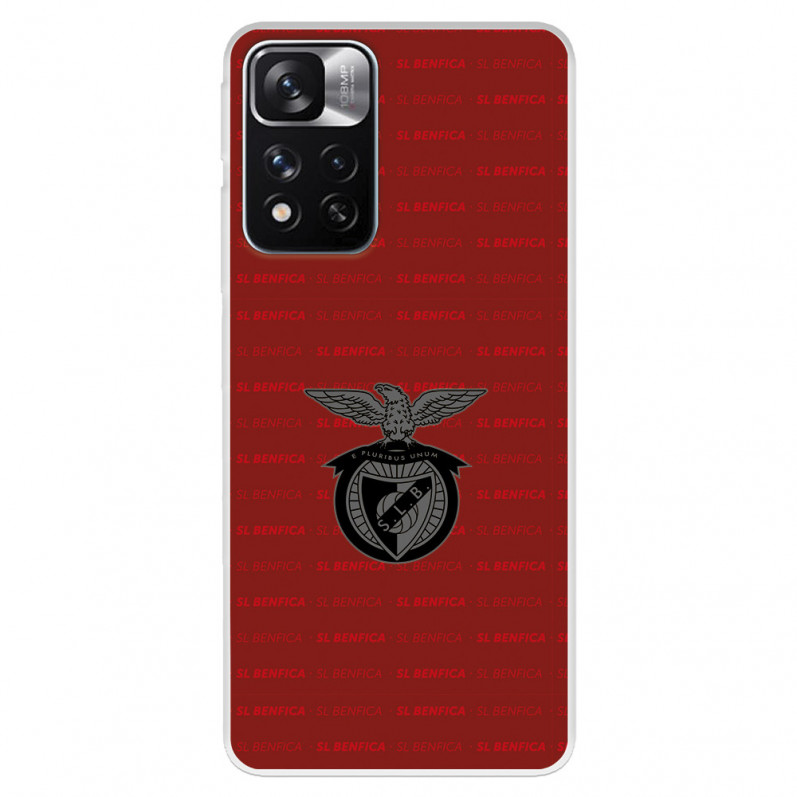 Funda para Xiaomi Redmi Note 11 del Escudo Fondo Granate  - Licencia Oficial Benfica