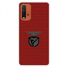 Funda para Xiaomi Redmi 9T del Escudo Fondo Granate  - Licencia Oficial Benfica