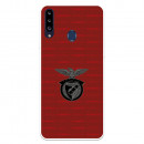 Funda para Samsung Galaxy A20s del Escudo Fondo Granate  - Licencia Oficial Benfica