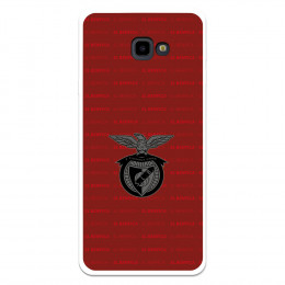 Funda para Samsung Galaxy J4 Plus del Escudo Fondo Granate  - Licencia Oficial Benfica