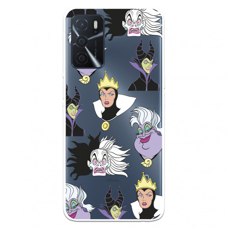 Husă pentru Oppo A16s Model oficial Disney Villains - Disney Villains