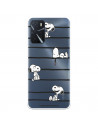 Husă pentru Oppo A16 Official Peanuts Snoopy Stripes - Snoopy