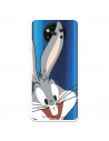 Husă pentru Xiaomi Poco X3 Official Warner Bross Bugs Bunny Silhouette Transparent - Looney Tunes