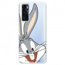 Husă pentru Vivo Y70 Official Warner Bross Bugs Bunny Silhouette Transparent - Looney Tunes