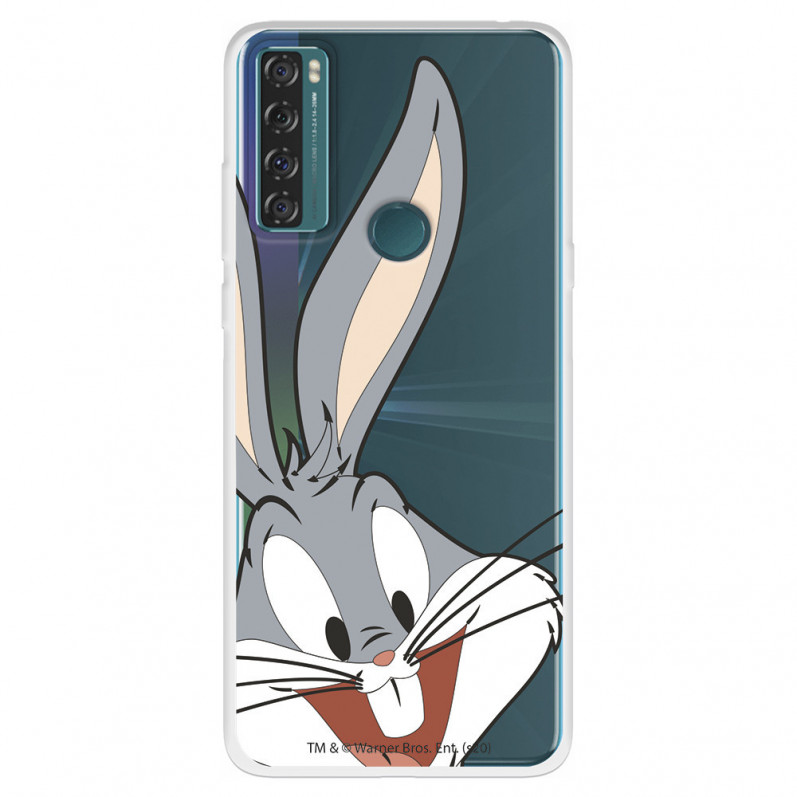 Carcasă pentru TCL 20 SE Official Warner Bross Bug Bunny Silhouette Transparent - Looney Tunes