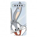 Cutie pentru TCL 10 L Official Warner Bross Bugs Bunny Silhouette Transparent - Looney Tunes