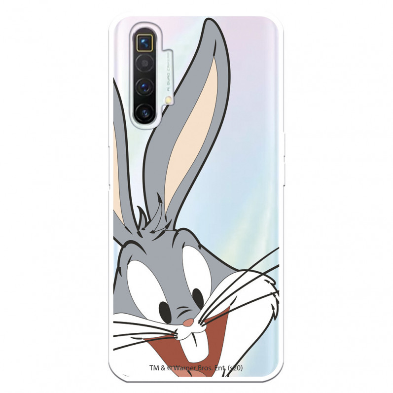 Husă pentru Realme X2 Official Warner Bross Bug Bunny Silhouette Transparent - Looney Tunes