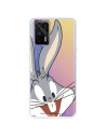 Husă pentru Realme GT Official Warner Bross Bug Bunny Silhouette Transparent - Looney Tunes