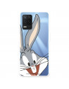 Husă pentru Realme 8 5G Official Warner Bross Bugs Bunny Silhouette Transparent - Looney Tunes