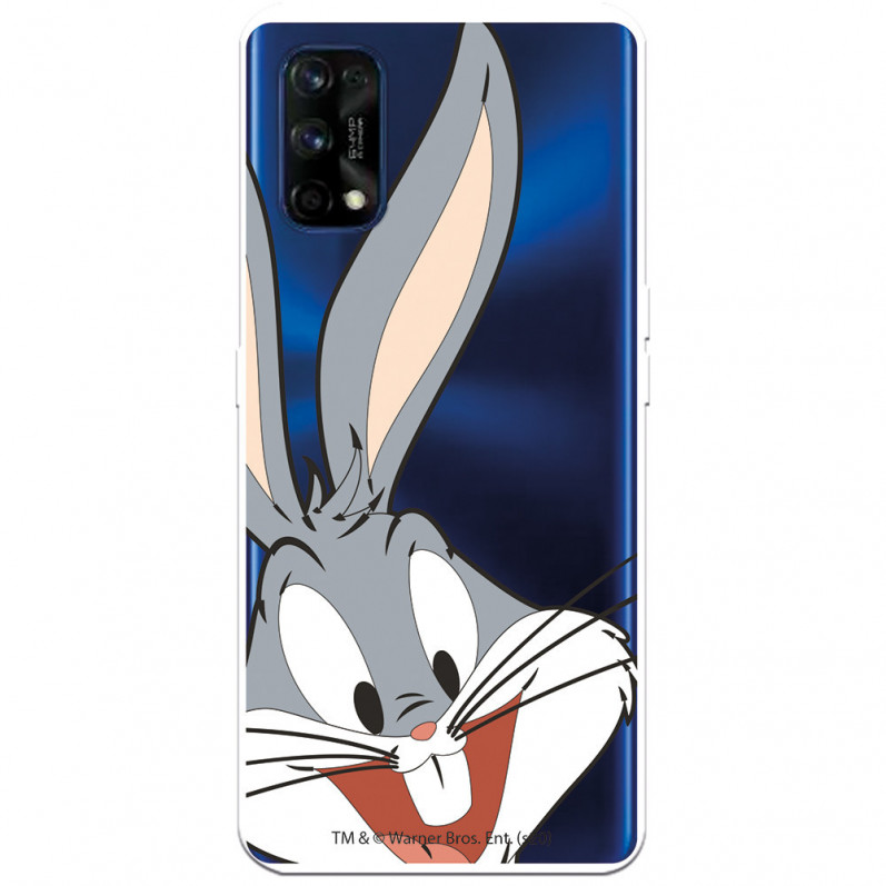 Husă pentru Realme 7 Pro Official Warner Bross Bugs Bunny Silhouette Transparent - Looney Tunes