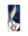 Husă pentru Realme 7 Pro Official Warner Bross Bugs Bunny Silhouette Transparent - Looney Tunes