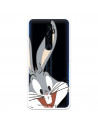 Husă pentru Oppo Reno 2Z Official Warner Bross Bug Bunny Silhouette Transparent - Looney Tunes
