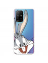 Husă pentru Oppo A94 5G Official Warner Bross Bugs Bunny Silhouette Transparent - Looney Tunes