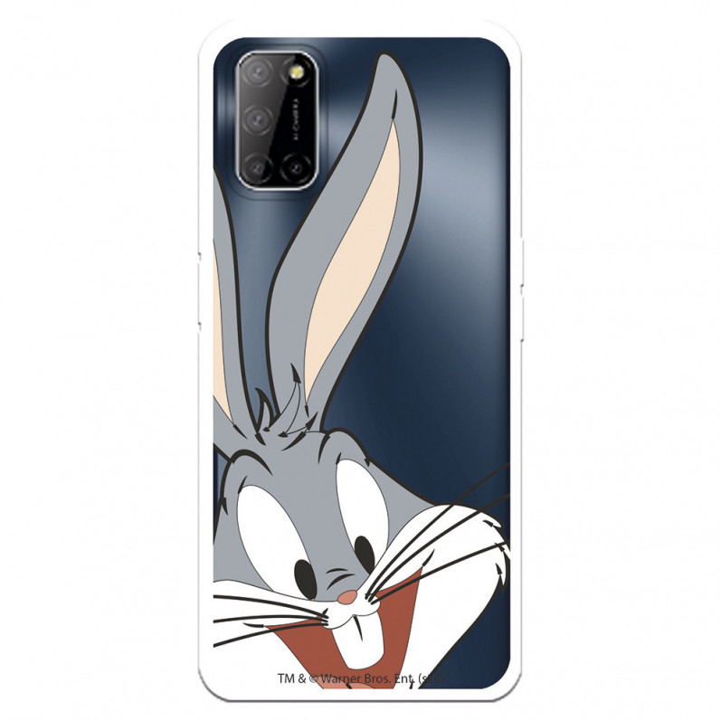 Husă pentru Oppo A92 Official Warner Bross Bugs Bunny Silhouette Transparent - Looney Tunes