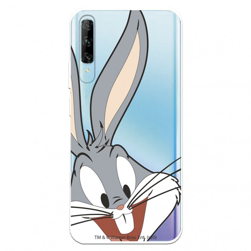 Husă pentru Huawei P Smart Pro Official Warner Bross Bugs Bunny Silhouette Transparent - Looney Tunes