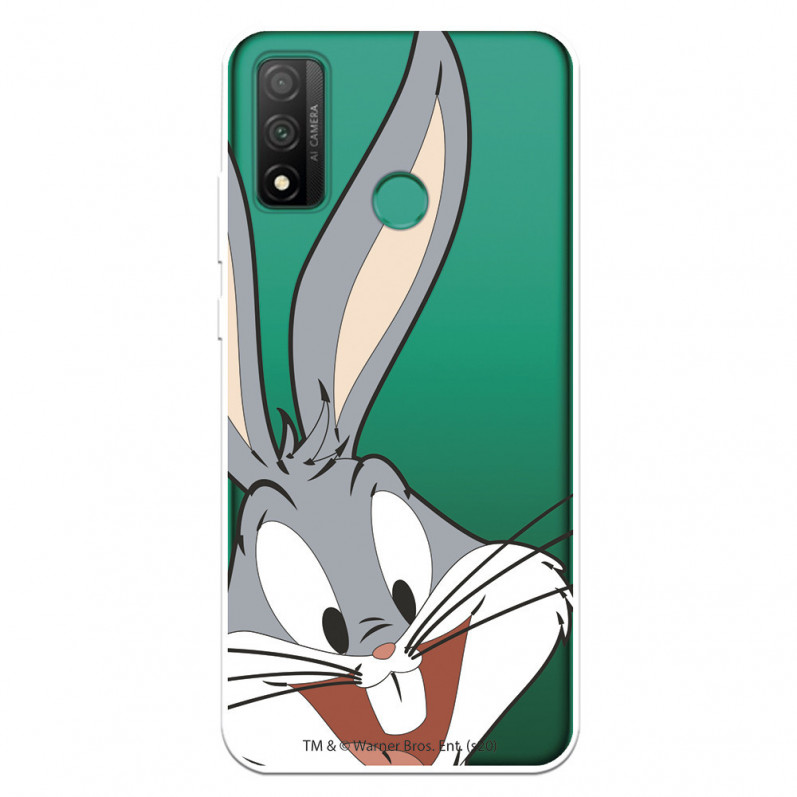 Husă pentru Huawei P Smart 2020 Official Warner Bross Bugs Bunny Silhouette Transparent - Looney Tunes