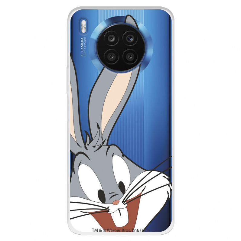 Carcasă pentru Honor 50 Lite Official Warner Bross Bug Bunny Silhouette Transparent - Looney Tunes