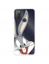 Husă pentru Alcatel 1S 2021 Official Warner Bross Bugs Bunny Silhouette Transparent - Looney Tunes