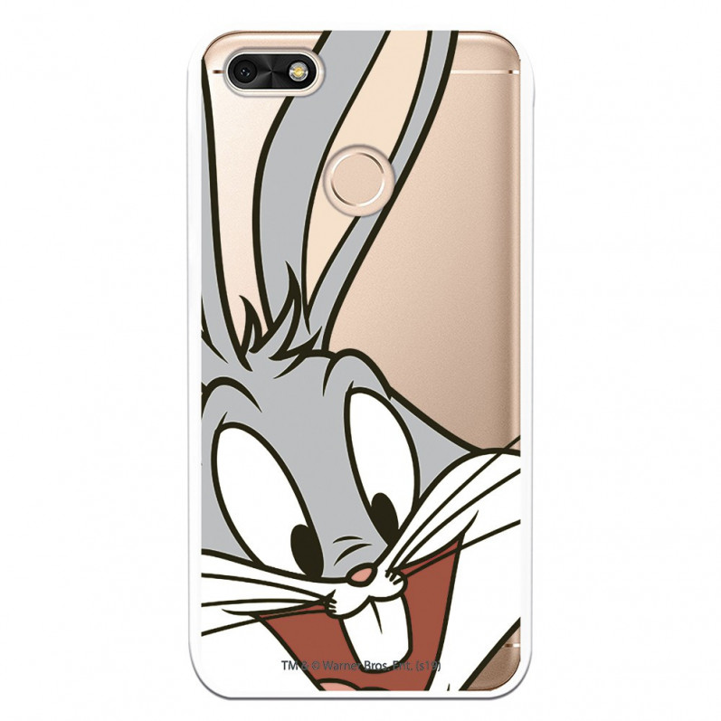Carcasă oficială Warner Bros Bugs Bunny Transparent Case pentru Huawei Y6 Pro 2017 - Looney Tunes