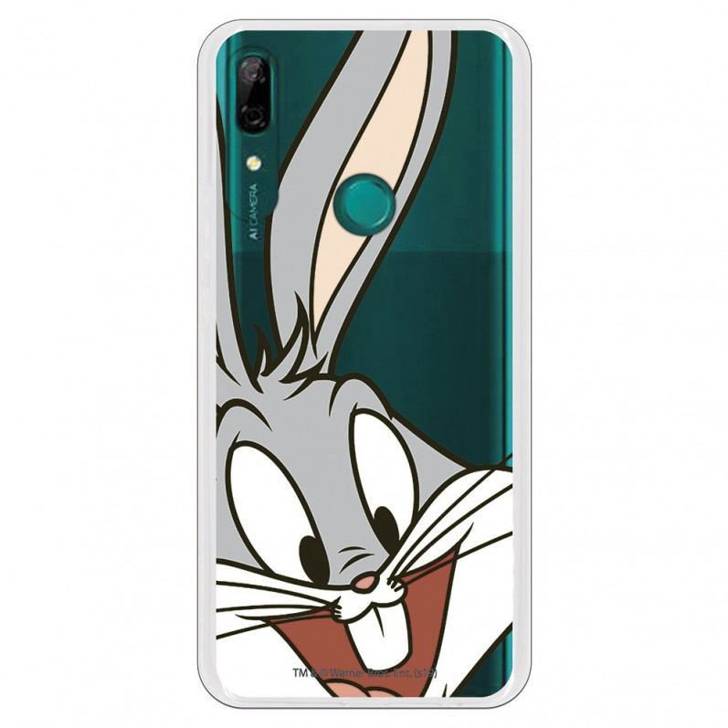 Husă oficială Warner Bros Bugs Bunny Bugs Bunny transparentă pentru Huawei P Smart Z - Looney Tunes
