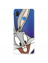 Husă oficială Warner Bros Bugs Bunny Bugs Bunny transparentă pentru Huawei P Smart Plus - Looney Tunes