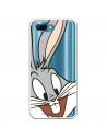 Husă oficială Warner Bros Bugs Bunny Bugs Bunny transparentă pentru Honor 10 - Looney Tunes