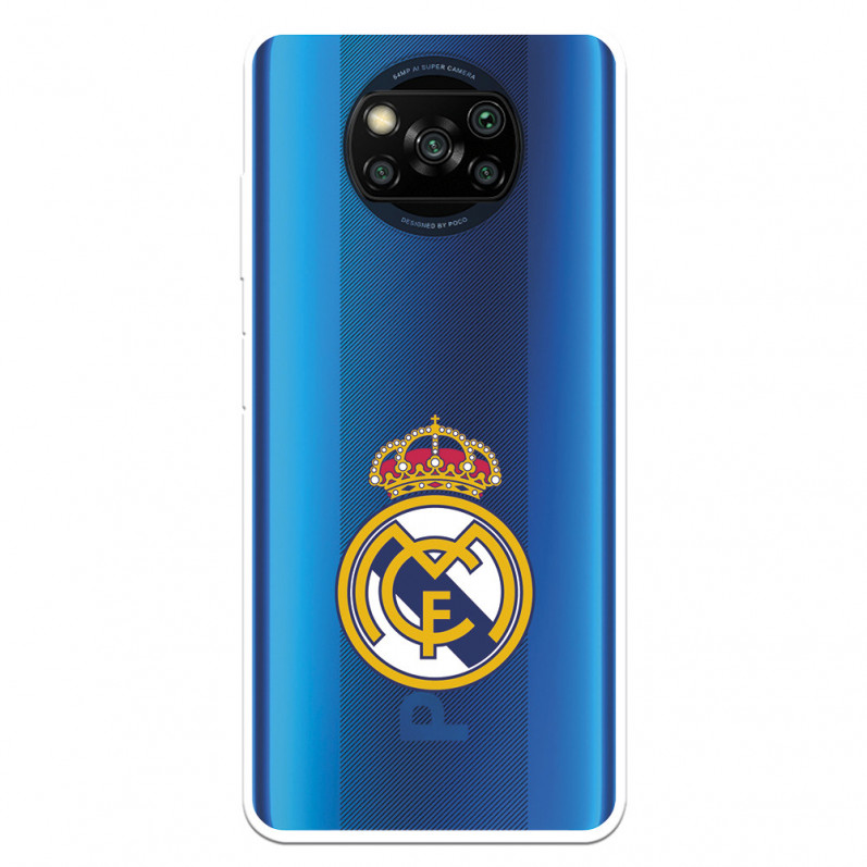 Funda para Xiaomi Poco X3 del Real Madrid Escudo  - Licencia Oficial Real Madrid