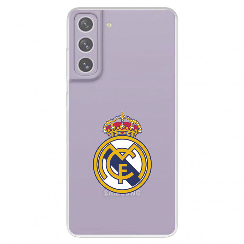 Funda para Samsung Galaxy S21 FE del Real Madrid Escudo  - Licencia Oficial Real Madrid