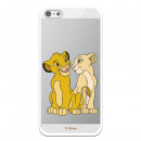 Carcasa oficială Disney Simba și Nala Silhouette pentru iPhone SE 2022 - The Lion King