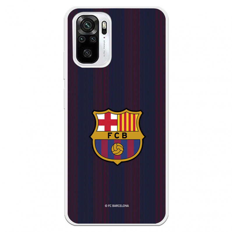 Barcelona Redmi Note 10 Barcelona Redmi Note 10 Barcelona Blaugrana Stripes Case pentru Xiaomi - Licență oficială FC Barcelona