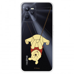 Funda para Realme C35 Oficial de Disney Winnie  Columpio - Winnie The Pooh