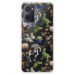 Funda para OPPO A76 Oficial de Disney Muñecos Toy Story Siluetas - Toy Story