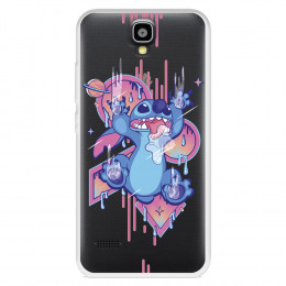 Funda para Huawei Y560 Oficial de Disney Stitch Graffiti - Lilo & Stitch