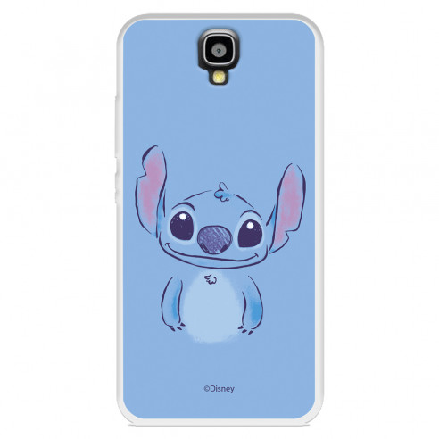 Funda para Huawei Y560 Oficial de Disney Stitch Azul - Lilo & Stitch