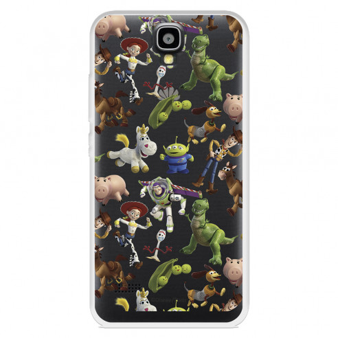 Funda para Huawei Y560 Oficial de Disney Muñecos Toy Story Siluetas - Toy Story