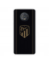 Funda para Motorola Moto G6 del Atlético de Madrid Escudo Dorado Fondo Negro  - Licencia Oficial Atlético de Madrid